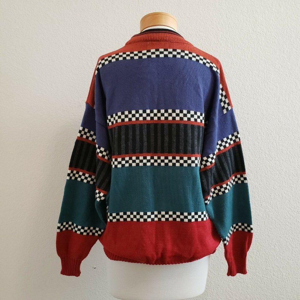 Multicolor Men's Sweater - Picture 4 of 12
